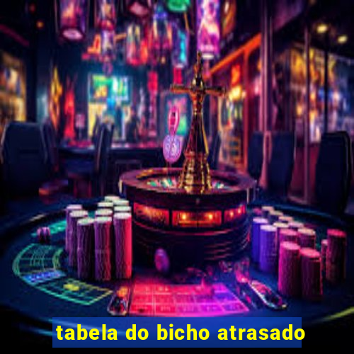 tabela do bicho atrasado